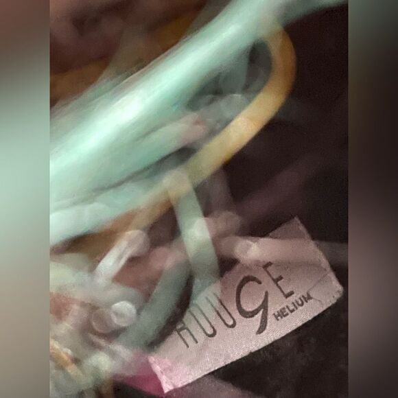 ROUGE HELIUM Colorful Faux Fur Black Suede Ankle Boots 7 - Picture 5 of 8